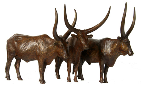 Ankole bronze sculptures